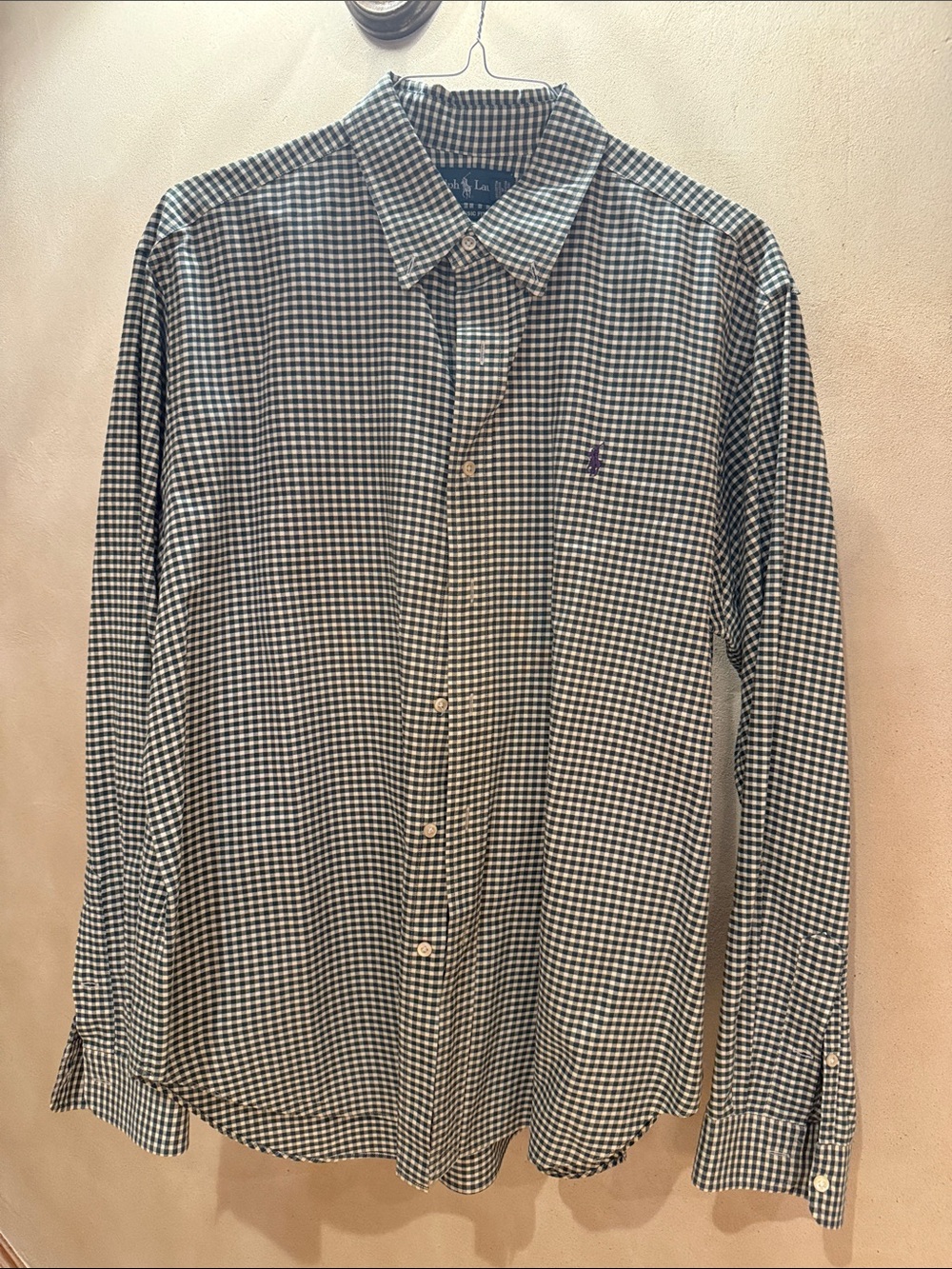 Polo by Ralph Lauren Black & White Gingham Button-Down Shirt